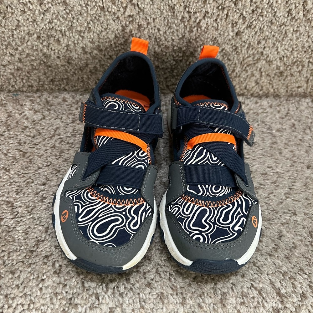 Merrell Kids Navy and Orange Water Shoes